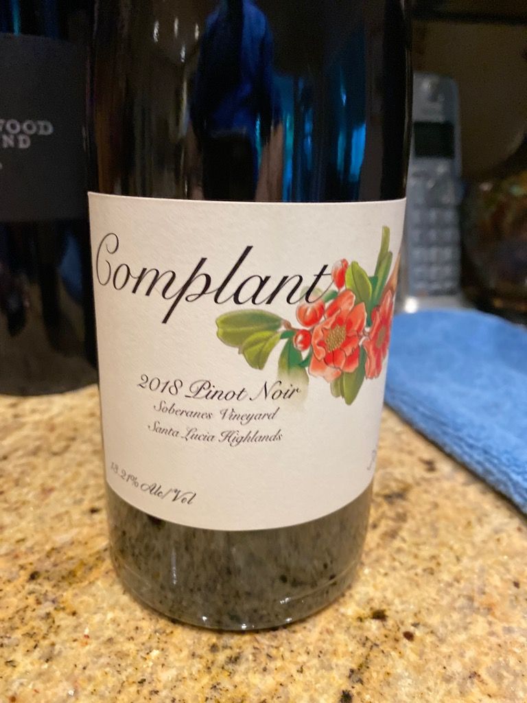 Complant Soberanes Vineyard Pinot Noir